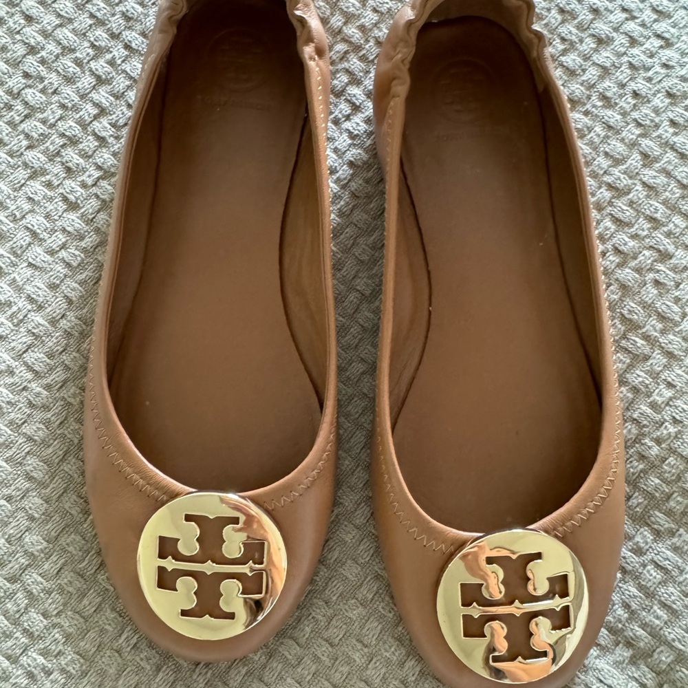 Tory Butch Brown Ballerina flat size 7.5